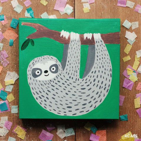 Hanging sloth