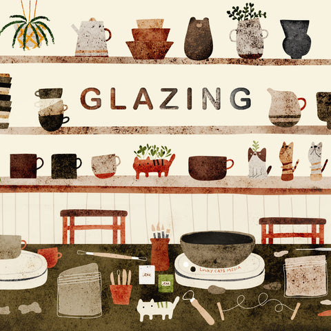 Glazing | SECOND VISITS ONLY {special member pricing: $6/hr}