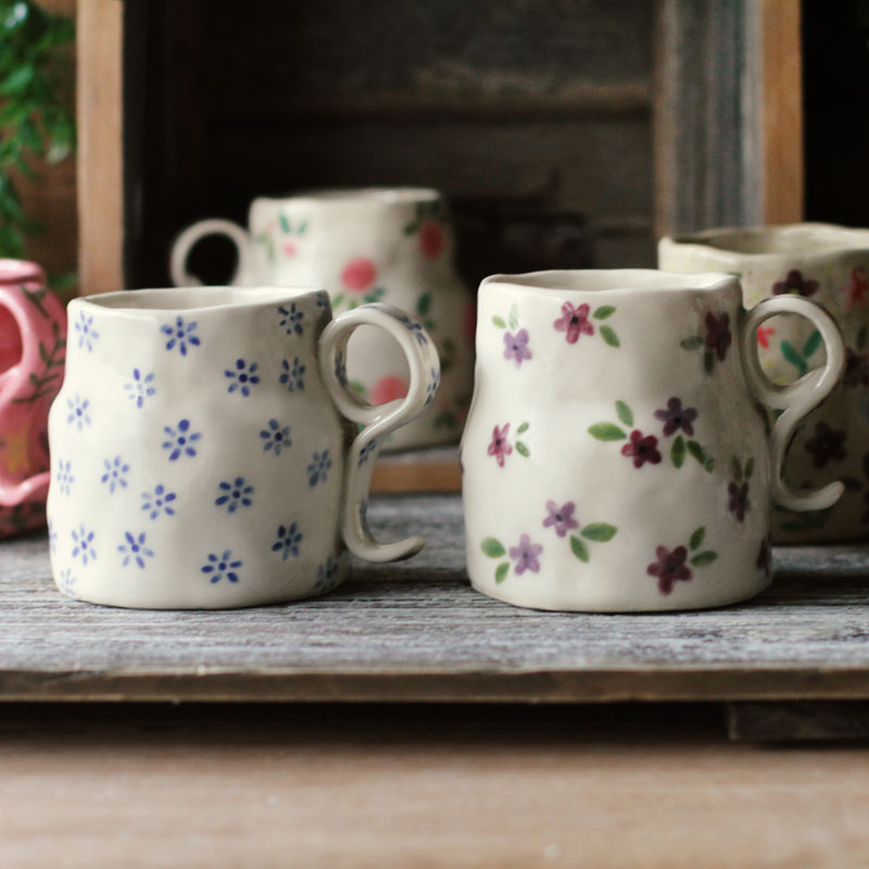 Floral Tea Mugs