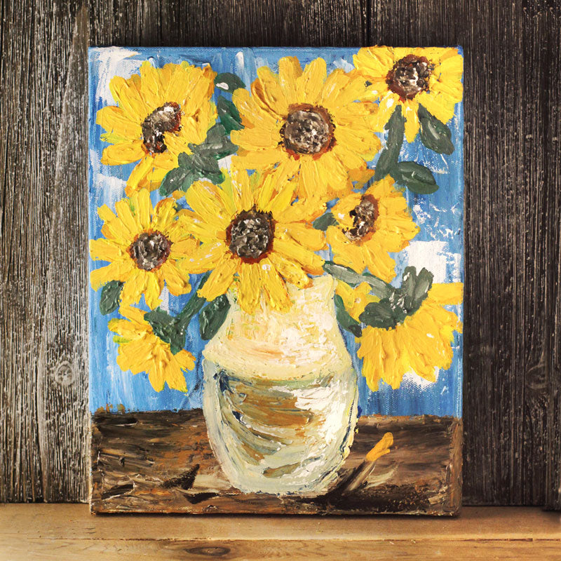 Van Gogh Impasto Flowers