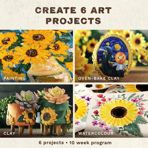 APRIL | Post-Impressionists - featuring Vincent van Gogh | 10 Week Session