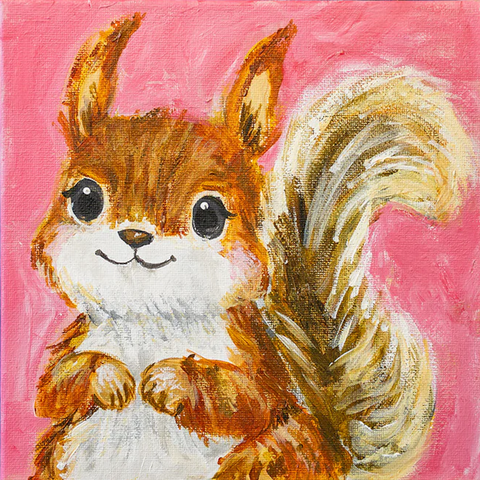 october | little squirrelly