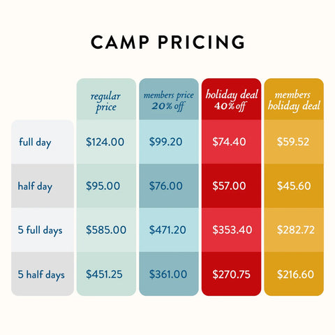 Summer Break Camp | Full Day | 9-4pm