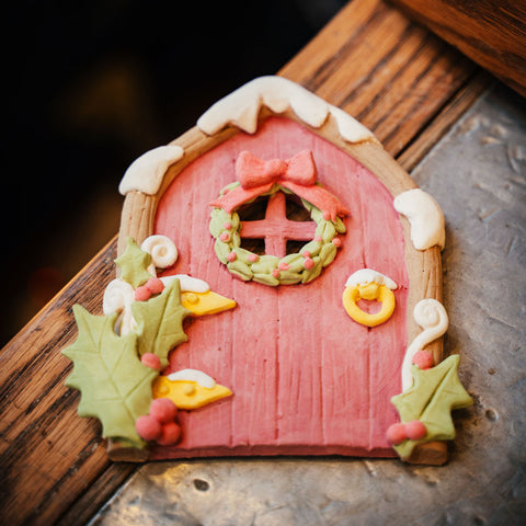 Clay Fairy Door Xmas