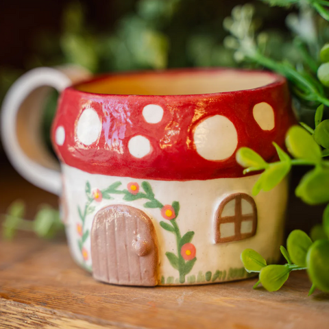 october | mushroom mug