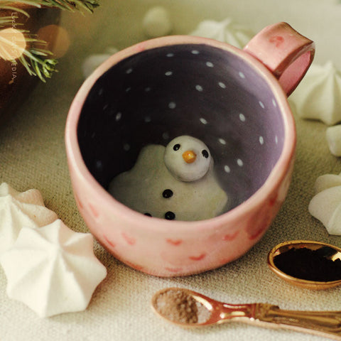 Tea with My Little Winter Friend